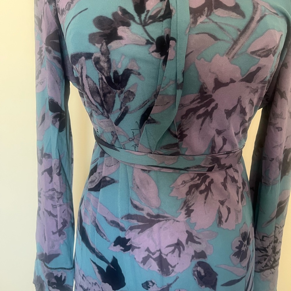 Tory Burch Floral Long Sleeve Dress - Picture 3 of 9